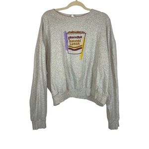 Maruchan Instant Lunch Women's Graphic Crew Neck Sweatshirt- Size 2XL
